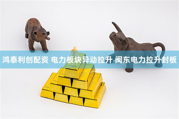 鸿泰利创配资 电力板块异动拉升 闽东电力拉升封板